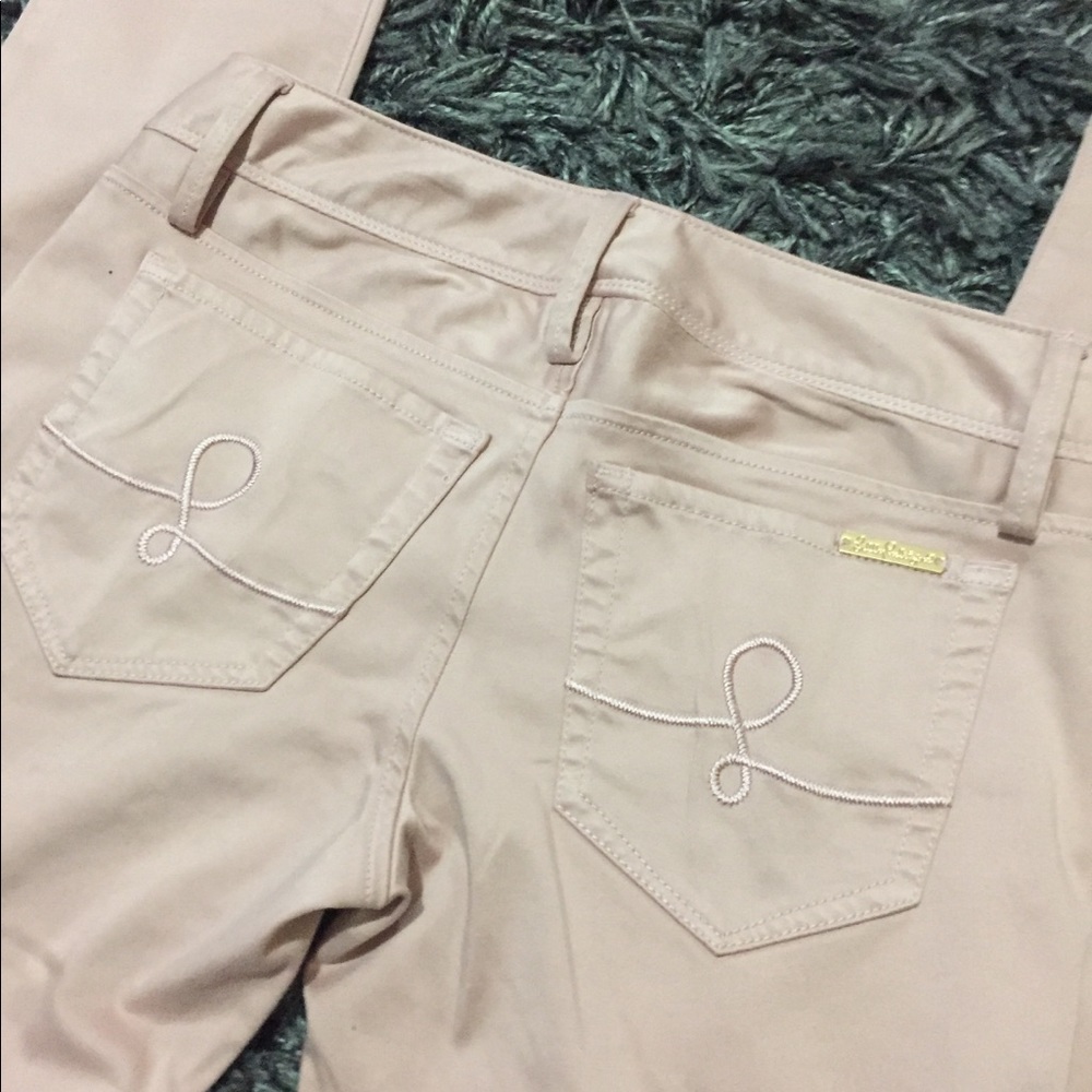 ✨HP💫 NWT Lilly Pulitzer Mauve Worth Skinny Pants - Picture 5 of 5